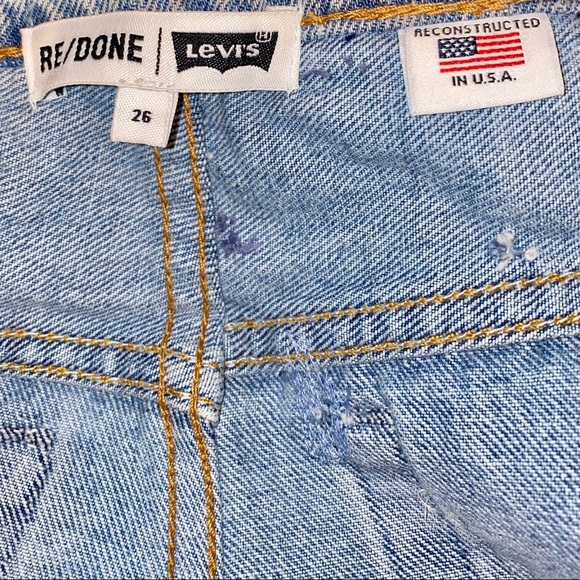 Re/Done Denim Skirt NWOT Size 26 - Picture 14 of 16